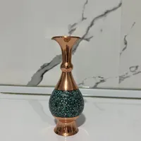 گلدان مس فیروزه