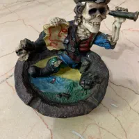 زیرسیگاری مجسمه اسکلت زیر سیگاری فانتزی