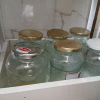 ۶عدد شیشه دوکیلوی جای رب