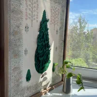 تابلو کالیگرافی سرو با ابعاد ۵۰ در ۷۰