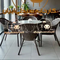 میز و صندلی پلاستیکی مدل کامبیز نهار خوری غذاخوری