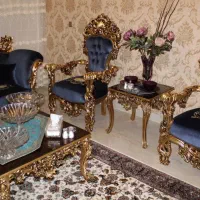 مبل سلطنتی چوب گردو|مبلمان خانگی و میز عسلی|تهران, ایران|دیوار