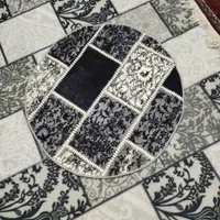 فرش گرد نو مژ دار