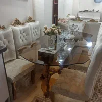 میز ناهارخوری ۸ نفره سالم