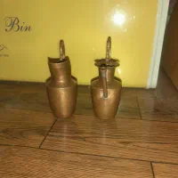 پارچ و آفتابه دکوری از جنس مفرغ یا برنز|کلکسیون اشیاء عتیقه|محمدیه-قزوین, |دیوار