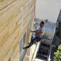 پیچ ورولپلاک نما پیچ رول پلاک کاردر ارتفاع ابندی|خدمات پیشه و مهارت|آمل, |دیوار