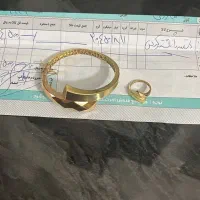 دستبند و انگشتر طلا