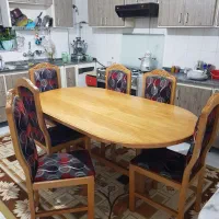 میز غذاخوری ۶نفره  نکا چوب|میز و صندلی غذاخوری|ساری, |دیوار