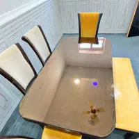 میز ناهارخوری ۶ نفره چوبی|میز و صندلی غذاخوری|قشم, |دیوار