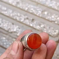 انگشتر قدیمی دستساز عقیق یمنی کهنه|جواهرات|سیرجان, |دیوار