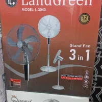 پنکه تمام استیل الجی لند سه حالته