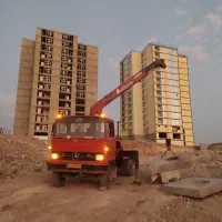 جرثقیل خاور کفی سه تن.نیسان جرثقیل.بالابر.سبدثابت