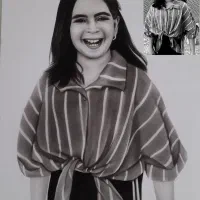 طراحی چهره سیاه قلم