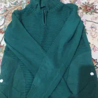 بلوز بافت کلاه دار سبز یشمی|لباس|ماهیدشت, |دیوار