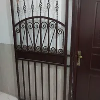 درب چوبی وحفاظ آپارتمان فرفورژه ای سنگین|مصالح و تجهیزات ساختمان|فولادشهر, C2|دیوار