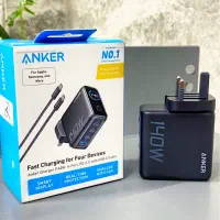 شارژر آداپتور هوشمند 140 وات anker (چهار پورت)