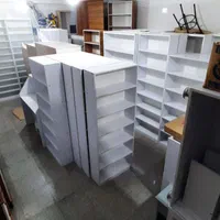 انواع شلف باکس کتابخانه قفسه صنایع چوب و فلز حنفی|کتابخانه، شلف، قفسه‌های دیواری|قم, نیروگاه|دیوار