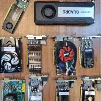 انواع کارت گرافیک 1 و 2 و 4 و 8 و 12 گیگ استوک