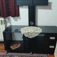 میز تلویزیونی شیشه ای