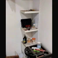 کمد سه کشو ویترین دار 180 سانتی متر .ترولی متحرک|جاکفشی، کمد، دراور|کرج, گلشهر|دیوار