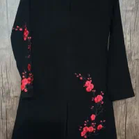 مانتو مجلسی گلدوزی شده