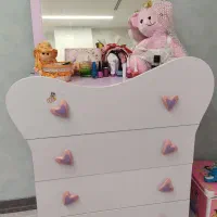 دراور ۵ کشو با آینه و کمد دو درب لباسی