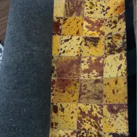 فرش چرم طبیعی تیکه دوزی ، چرم طبیعی|فرش|تهران, سعادتآباد|دیوار