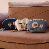 کیف آرایشی جین دستدوز