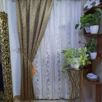 ۲ پرده به همراه ۲ کتیبه|پرده، رانر، رومیزی|رشت, جهاد|دیوار