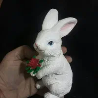 مجسمه خرگوش جاشمعی ماهی تحم مرغ رنگی نماد سال اسب