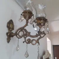 لوستر برنز دیوار کوب  سایز بزرگ و بسیار سنگین