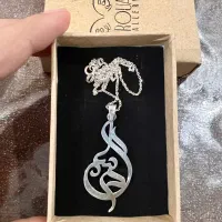 گردنبند نقره اسم درسا