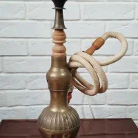 قلیون قدیمی برنجی عتیقه