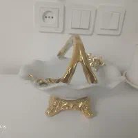 تنگ جام و پارچلیوان طلایی لیوان فرانسویی|ظروف سرو و پذیرایی|نیشابور, گنبد سبز|دیوار