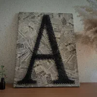 تابلو میخ و نخ طرح A