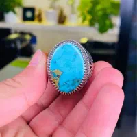 انگشتر کلکسیونی شیر خورشید و فیروزه