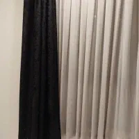 پرده حریر ترک با بهترین کیفیت و هر طرف مخمل