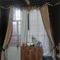 پرده ی پارچه ترک با ضمانت ‌وتخفیف