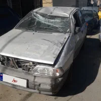 پراید مدل ۸۶ نقرهای موتور و گیربکس سالم.