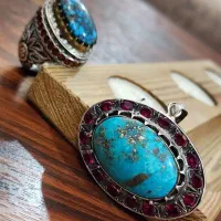 انگشتر وپلاک نقره