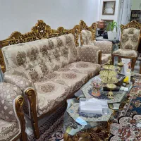 مبل ۹ نفره سلطنتی|مبلمان خانگی و میز عسلی|آزادشهر, |دیوار