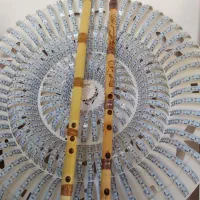 نی هفت بند|سازهای بادی|موگوئی, |دیوار