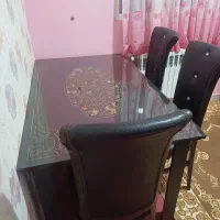 میزناهارخوری شش نفره بسیارتمیز با شش عدد صندلی|میز و صندلی غذاخوری|تهران, فلاح|دیوار