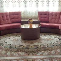 مبلمان راحتی مدل نیم‌دایره