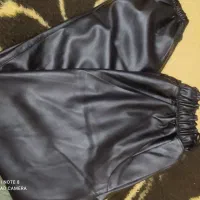 شلوار چرم. قد نود