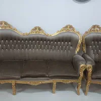 مبل ۹نفره سلطنتی تمیز وکم کار