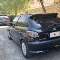 پژو ۲۰۶ تیپ ۲ مشکی مدل ۹۱ تمیز و مصرفی