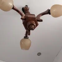 لوستر چوبی کلاسیک|لوستر و چراغ آویز|رشت, دیانتی|دیوار