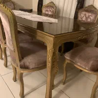 میز غذاخوری و نیم ست ۳ تکه