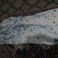 پرده رو بالشی چادر شب در حد نو